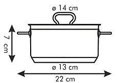TESCOMA HOME PROFI casserole with lid 14 cm, 1.0 l .