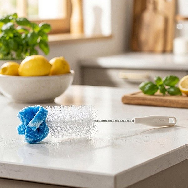 Flaschenbürste TESCOMA Bürste mit Schwamm CLEAN KIT Lifestyle