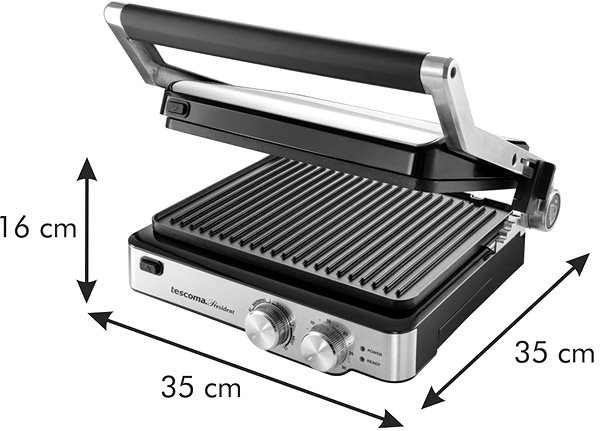 Electric Grill TESCOMA PRESIDENT Contact Grill Technical draft