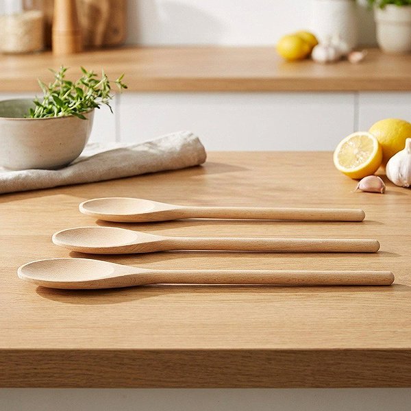 Kochlöffel TESCOMA WOODY 637414.00 Rührlöffel oval - 3-teiliges Set Lifestyle