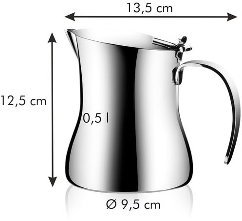 Cezve TESCOMA GrandCHEF Kaffeekanne mit Deckel - 0,5 Liter ...