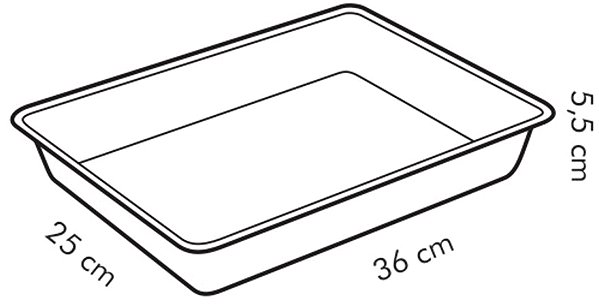Tepsi TESCOMA DELICIA Mély sütőtepsi 36 x 25 cm ...