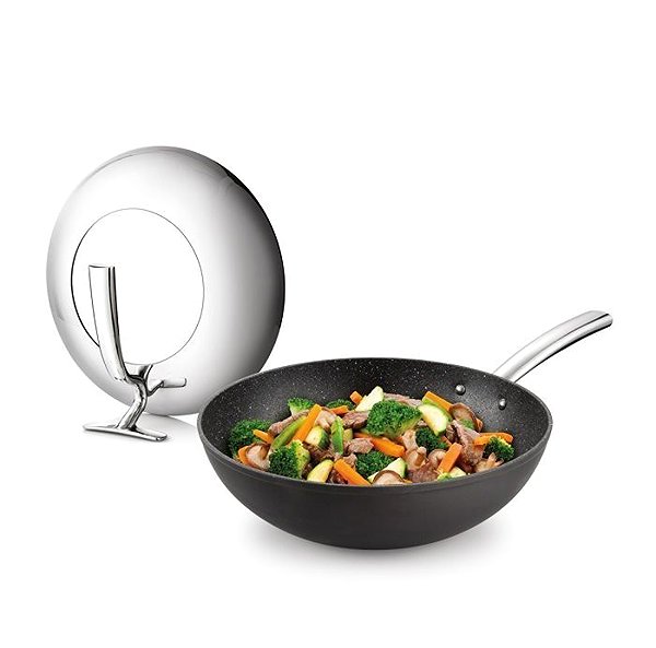 Wok Pan TESCOMA PRESIDENT Wok with Cover 30cm 602650 ...