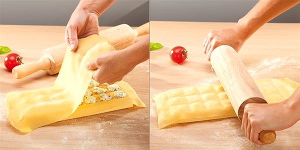 Baking Mould Tescoma DELICIA Mould for Round Raviolini, 21 pcs Lifestyle