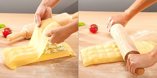 Baking Mould Tescoma DELICIA Mould for Round Raviolini, 21 pcs Lifestyle