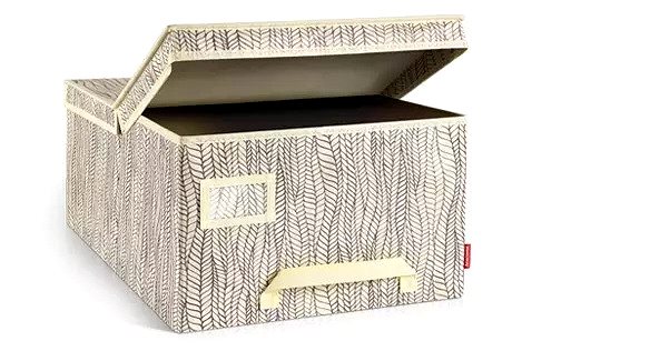 Tároló doboz TESCOMA FANCY HOME ruházat tároló doboz 40 x 52 x 25 cm, krémszínű ...