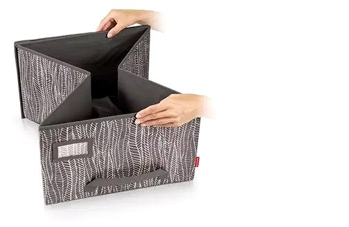 Úložný box TESCOMA Škatuľa na odevy FANCY HOME 40 × 52 × 25 cm, smetanová ...