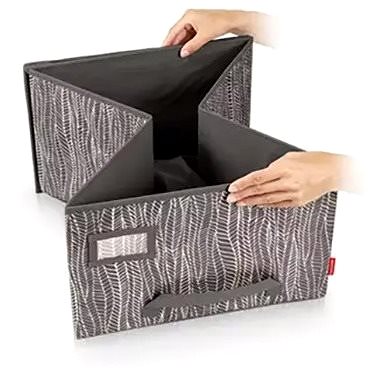 Úložný box TESCOMA Škatuľa na odevy FANCY HOME 40 × 52 × 25 cm, cappuccino ...