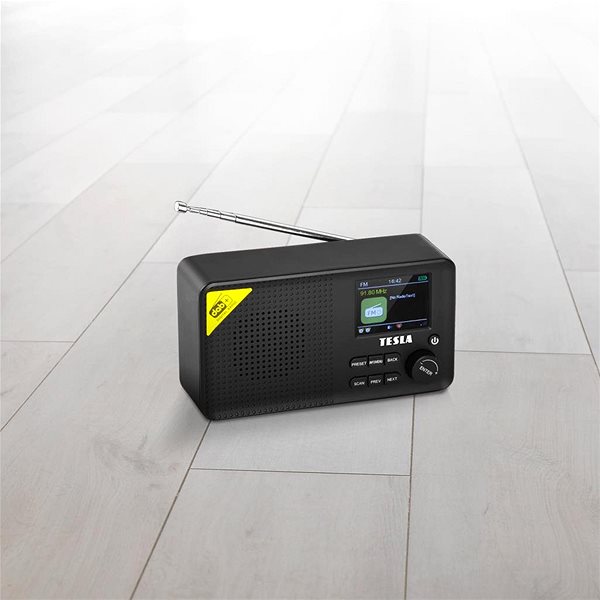 Rádió TESLA Sound DAB65 rádió DAB+ tanúsítvány Lifestyle