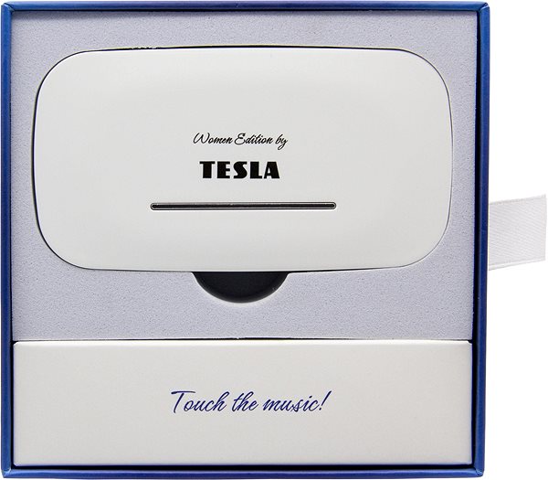 Kabellose Kopfhörer TESLA Sound EB20 - Luxury White ...