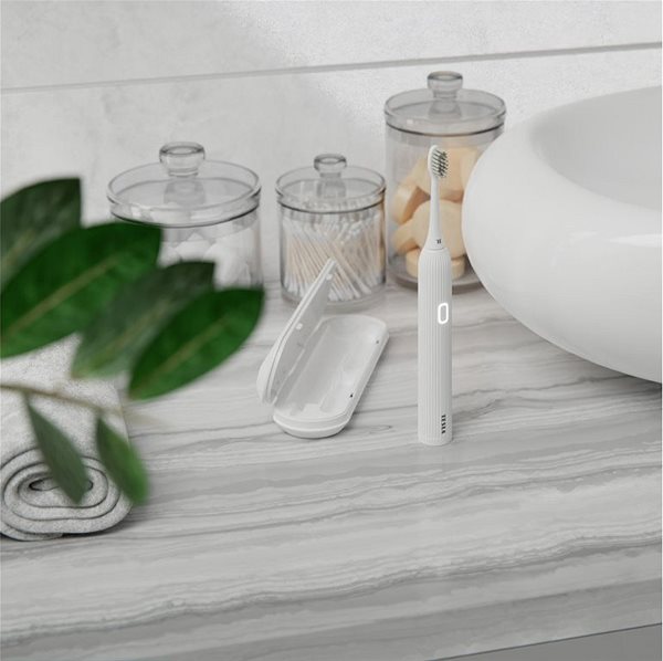 Electric Toothbrush Tesla Smart Toothbrush Sonic TB200 Deluxe White ...