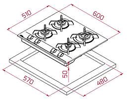 Cooktop TEKA GBC 64000 BK Technical draft