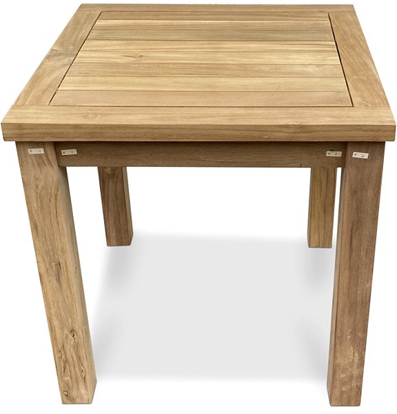 Záhradný stôl TEXIM Stôl záhradný GUFI, teak 50 cm ...