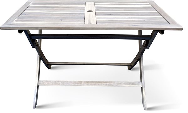 Záhradný stôl TEXIM Záhradný stôl skladací AKÁCIE MANDY PREMIUM, 120 × 70 cm ...