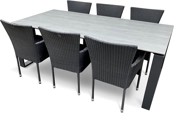 Garden furniture NOELA Garden furniture set STRONG/BALI 1 table + 6 chairs .