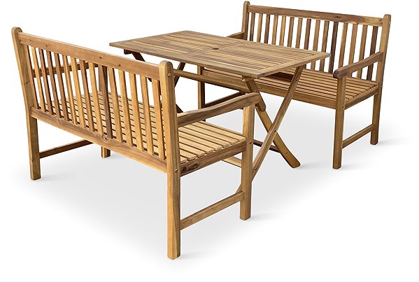 Garden Furniture NOELA Set of garden furniture AKÁCIE MANDY/KORY 1 table + 2 benches ...