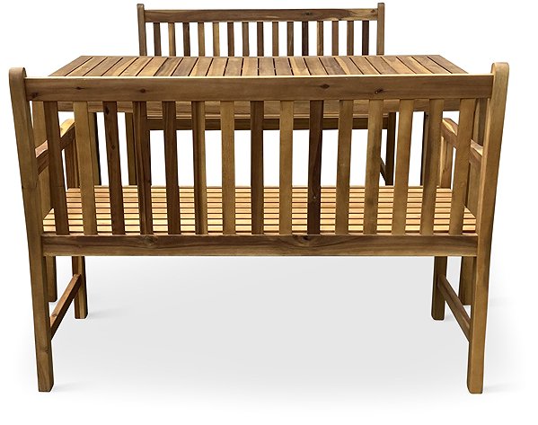 Garden Furniture NOELA Garden furniture set ACACY COPENHAGEN/KORY 1 table + 2 benches ...