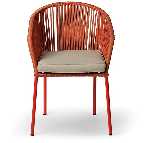 Kerti szék TEXIM TRAPANI kerti székek, piros - 2 db ...