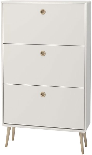 Shoe Rack TEXTILOMANIE Primo Shoe rack, hinged, white ...