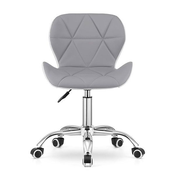Office Chair Textilomanie Office armchair Avola, grey and white ...