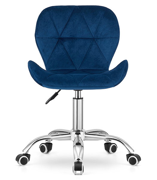 Office Chair Textilomanie Office chair Avola Velvet, blue ...