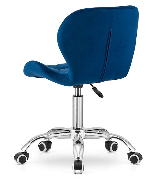 Office Chair Textilomanie Office chair Avola Velvet, blue ...