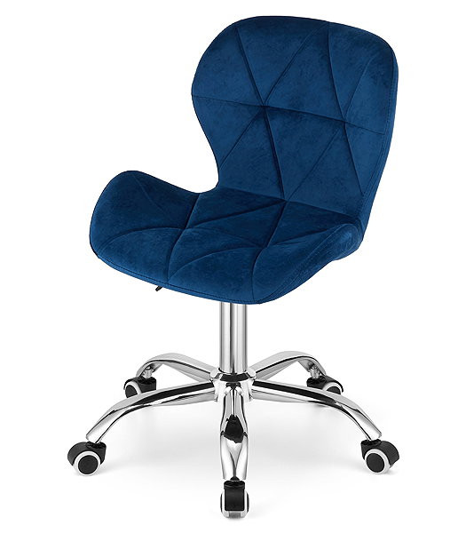 Office Chair Textilomanie Office chair Avola Velvet, blue ...