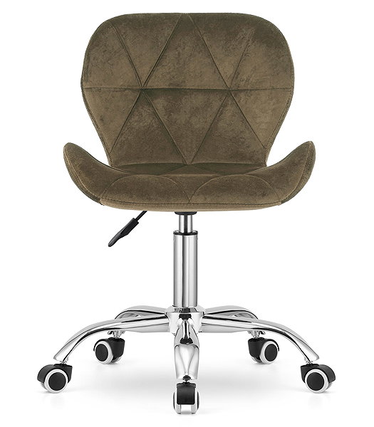 Office Chair Textilomanie Office chair Avola Velvet, brown ...