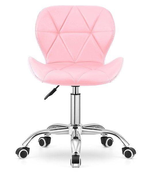 Office Chair TEXTILOMANIA AVOLA from Eco-Leather, Pink ...