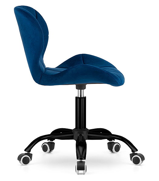 Office Chair TEXTILOMANIA NOTO VELVET, Dark Blue ...