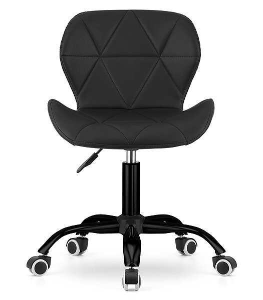Office Chair TEXTILOMANIA NOTO Faux-Leather, Black ...