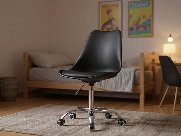 Office Chair TEXTILOMANIA PANSY, Black ...