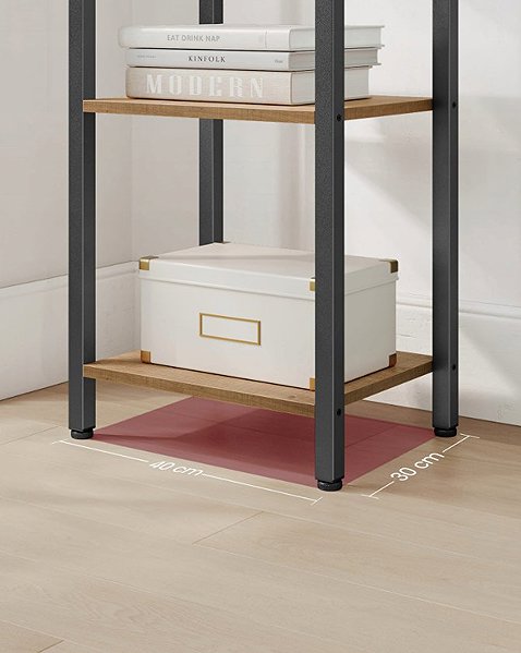Shelving Unit TEXTILOMANIA Shelf Taylor Sonoma 6 shelves, 187 × 40 cm ...