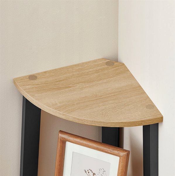 Shelving Unit TEXTILOMANIA Taylor Sonoma Corner shelf 4 shelves, 125 × 34 cm ...