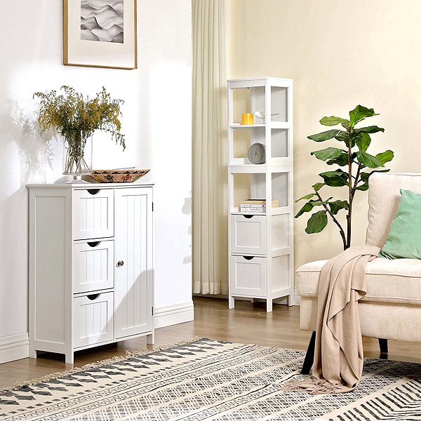 Shelving Unit TEXTILOMANIE BBC66WT white ...