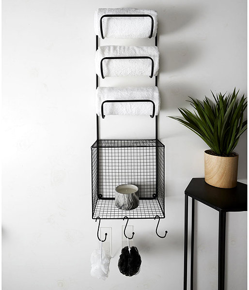 Shelving Unit TEXTILOMANIE Verto Bathroom wall bracket ...
