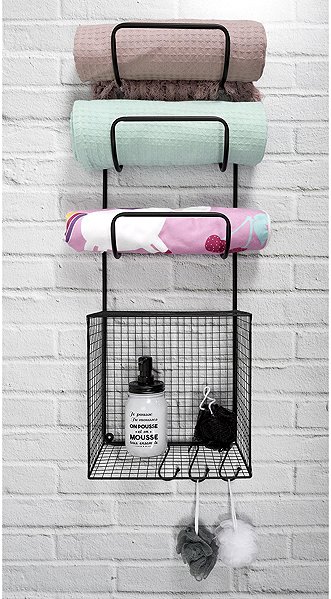 Shelving Unit TEXTILOMANIE Verto Bathroom wall bracket ...