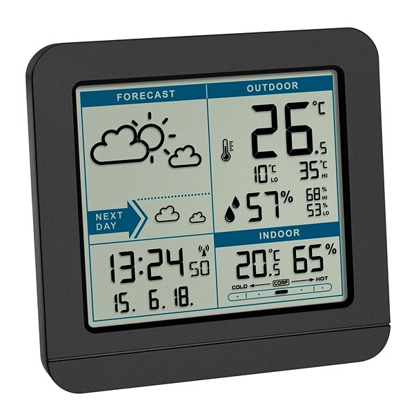 Weather Station Wireless Weather Station TFA 35.1152.01 SKY - Black Lateral view