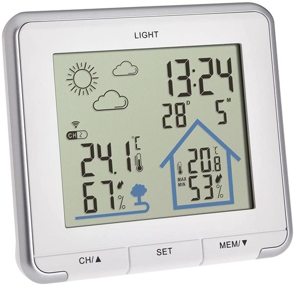 Weather Station TFA 35.1153.02 LIFE - Home Weather Station With Weather Forecast Lateral view