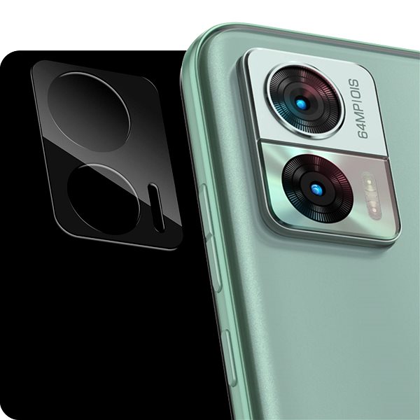 Kamera védő fólia Tempered Glass Protector keret - Motorola EDGE 30 Neo + kamera üveg ...
