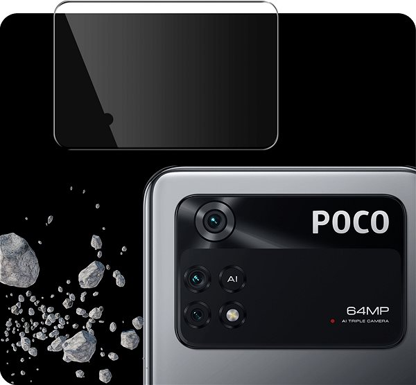 Kamera védő fólia Tempered Glass Protector a POCO M4 Pro 4G készülékhez ...