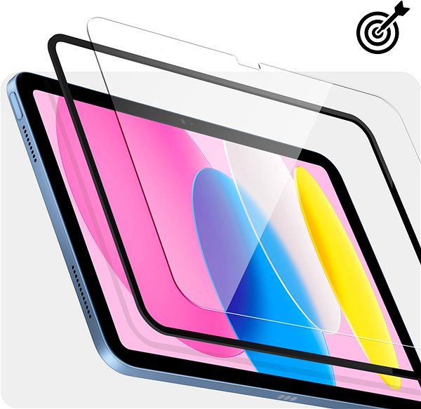 Üvegfólia Tempered Glass Protector Apple iPad (2022) üvegfólia - 10,9 + kamera védő fólia + felhelyező keret ...