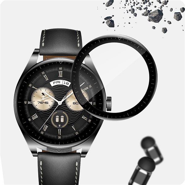 Üvegfólia Tempered Glass Protector Huawei Watch Buds üvegfólia - vízálló ...