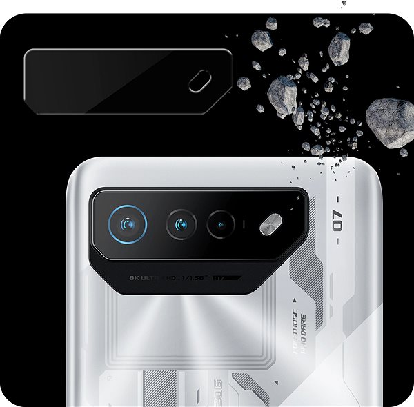 Üvegfólia Tempered Glass Protector Asus ROG Phone 7 / 7 Ultimate üvegfólia + kamera védő fólia ...
