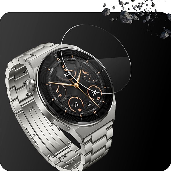 Ochranné sklo Tempered Glass Protector na Huawei Watch GT 3 Pro 46 mm, vodoodolné ...