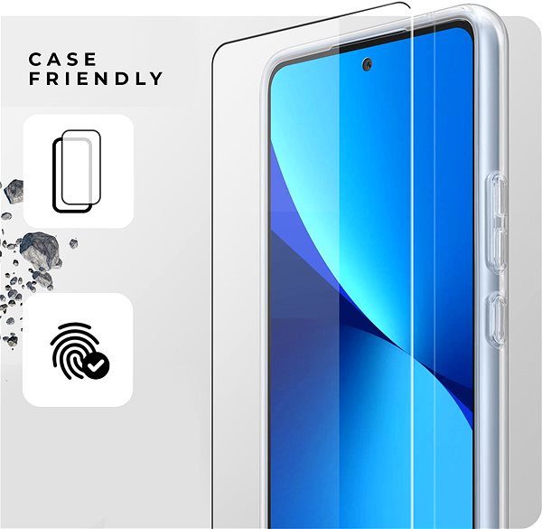 Ochranné sklo Tempered Glass Protector pre Nothing Phone (2) kompatibilné s puzdrom a čítačkou ...