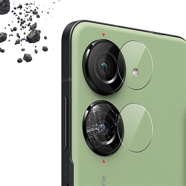 Üvegfólia Tempered Glass Protector Asus Zenfone 10 üvegfólia + kamera védő fólia - tok kompatibilis ...