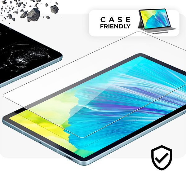 Schutzglas Tempered Glass Protector für das Samsung Galaxy Tab S9 Ultra (kompatibel mit dem Fall und Leser) ...