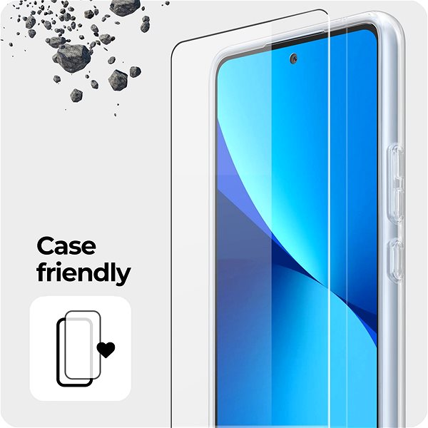 Glass Screen Protector Tempered Glass Protector for Honor X7b (compatible with case) ...