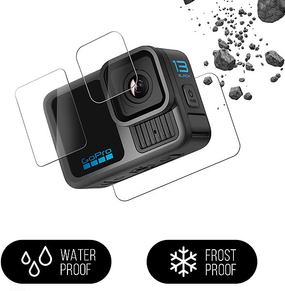 Glass Screen Protector Tempered Glass Protector for GoPro Mission 1 Pro ...
